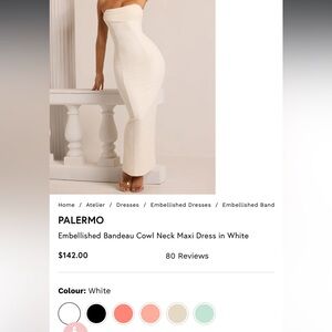 Oh Polly white dress size 12 in Europe